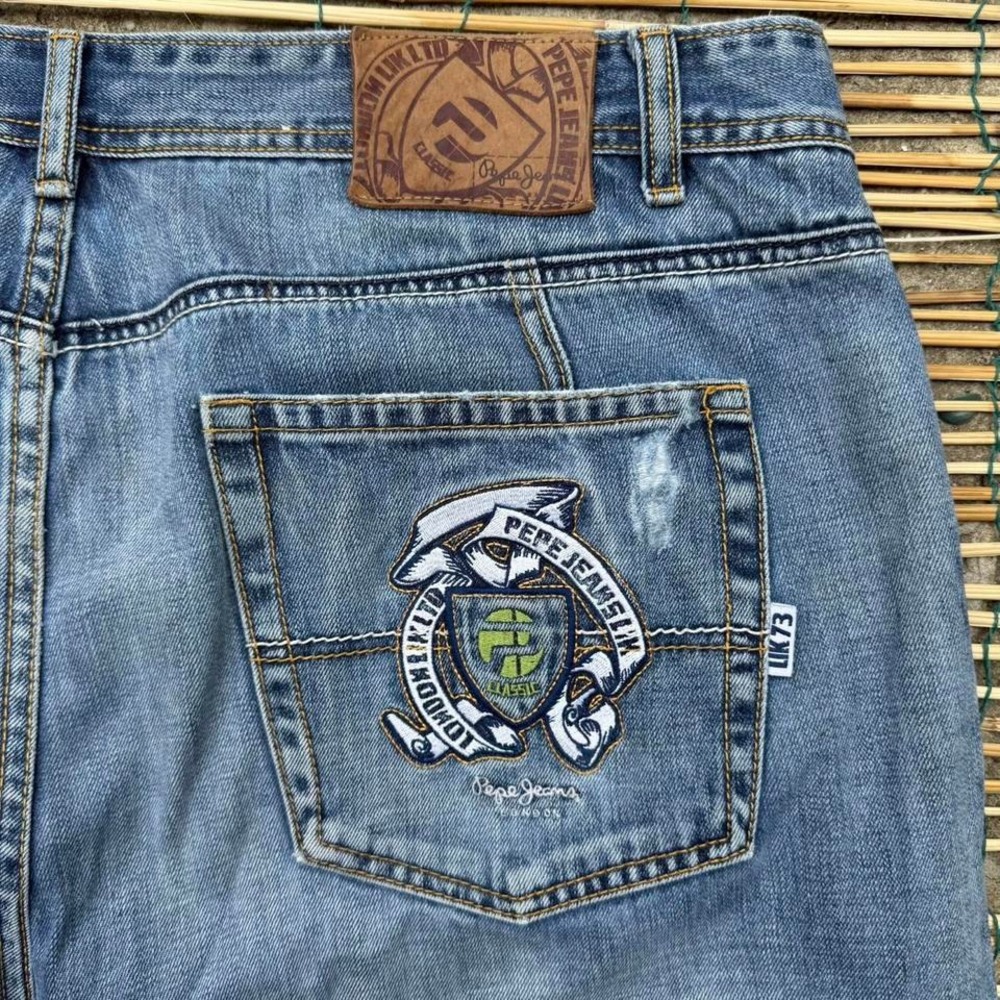 Pepe Jeans London UK 73 -‎ Y2K Light Wash Jeans 40x34